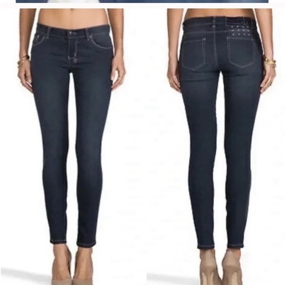 KUSBI NWT WOMEN’S SKINNY PINS I’M SHADY LOW RISE JEAN SZ 26 - Picture 1 of 9